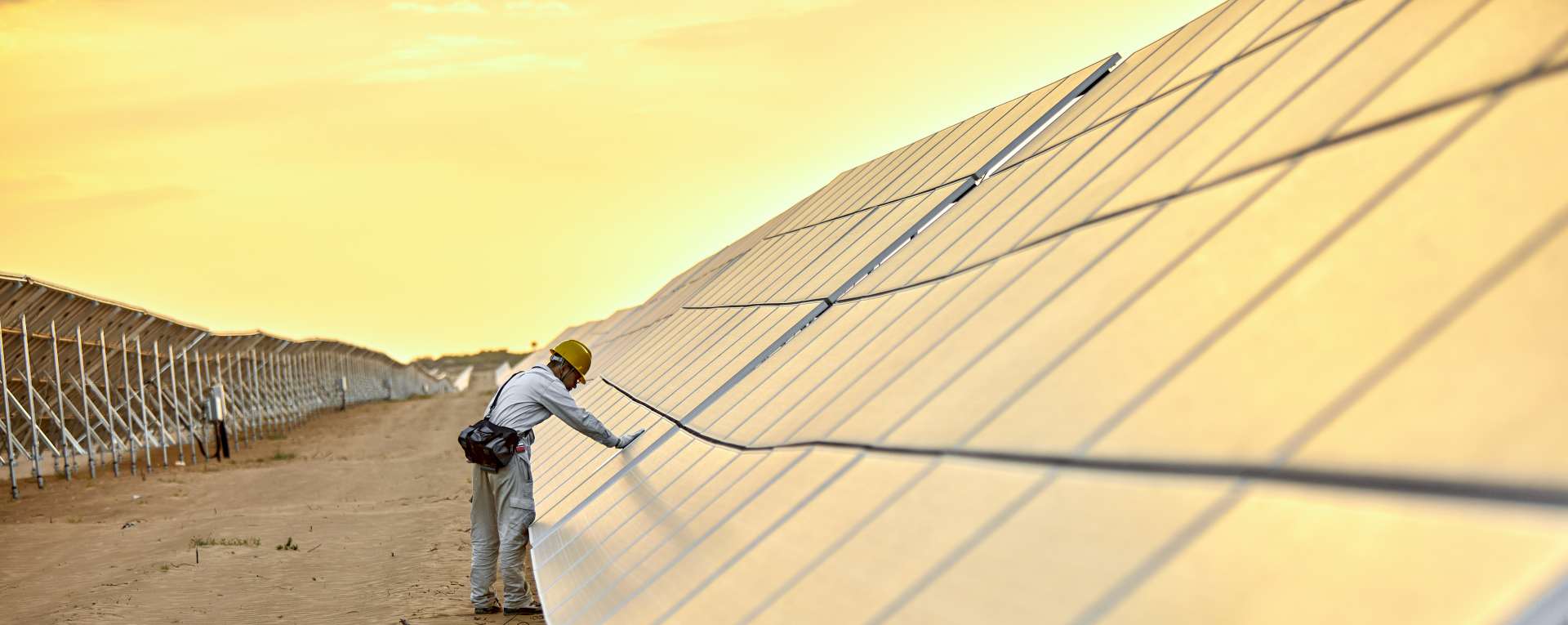 Junction Regulatory - Solar panels worker